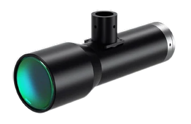 오브젝트 사이드 텔레센트릭 렌즈, 1x, 110 mm 작동 거리, 1.1", 동축 조명 포트 (LS-KT-1-110C-V3)