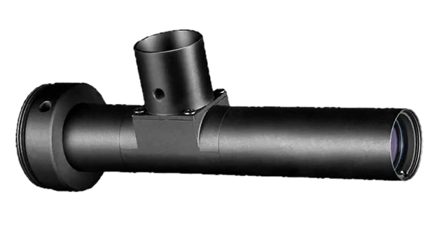 Objektseitiges telezentrisches Objektiv, 2x, 110 mm WD, 1/2", Anschluss für Koaxialbeleuchtung (LS-HY-2-110C)