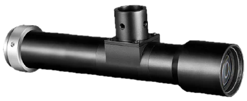 Obiettivo telecentrico lato oggetto, 7.5x, WD 65 mm, 2/3", porta per illuminazione coassiale (LS-MY-75-65C)