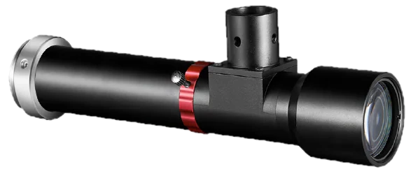 Obiettivo telecentrico lato oggetto, 0.7x, WD 145 mm, 2/3", porta per illuminazione coassiale (LS-MY-07-145C-G)