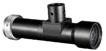 Obiettivo telecentrico lato oggetto, 1.36x, WD 73 mm, 2/3", porta per illuminazione coassiale (LS-MY-136-73C)