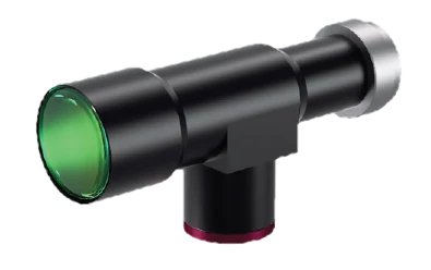 Obiettivo telecentrico lato oggetto, 0.8x, WD 108 mm, 2/3", porta per illuminazione coassiale (LS-MY-08-108C)
