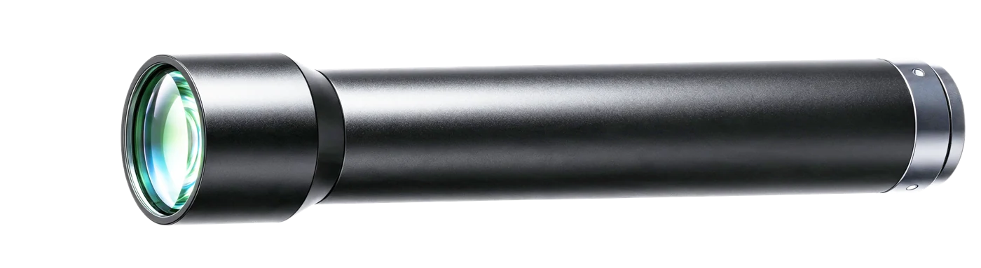 Lente telecéntrica del lado del objeto, 2x, 210 mm de distancia de trabajo, 1" (LS-KY-2-210)