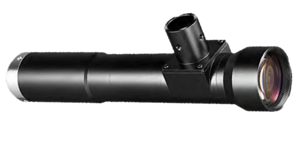 Objektseitiges telezentrisches Objektiv, 4x, 100 mm WD, 1.1", Anschluss für Koaxialbeleuchtung (LS-KT-4-100C)