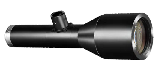 Objektseitiges telezentrisches Objektiv, 0.367x, 220 mm WD, 1.1", Anschluss für Koaxialbeleuchtung (LS-KT-0367-220C)