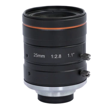 25mm, F2.8, 1.1", 12MP Obiettivo, C-Mount, dimensioni Φ38.6×49.32 mm (LS-KF2528M-12MP)