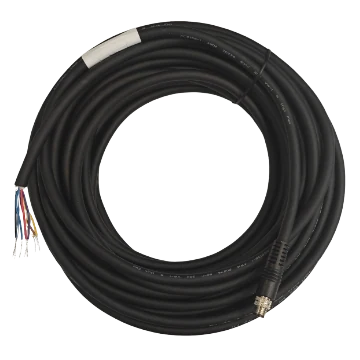 카메라 전원 및 I/O 케이블, M8 8 핀 커넥터, 남성-개방형 (8-코어), 5 m, 정적 사용 (LS-ACP-M8A8M-OPEN-ST-WP-5M)
