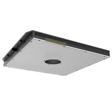 Retroilluminazione piana con foro centrale, 620 x 620 mm, Blu (LS-LBES-H-620-620-B2)