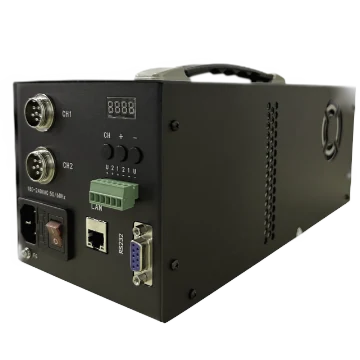 デジタル定電流照明コントローラ、300W、2チャンネル、19M-6Gコネクター、ライン照明コントローラ（LS-LELS-300-2G-PY）