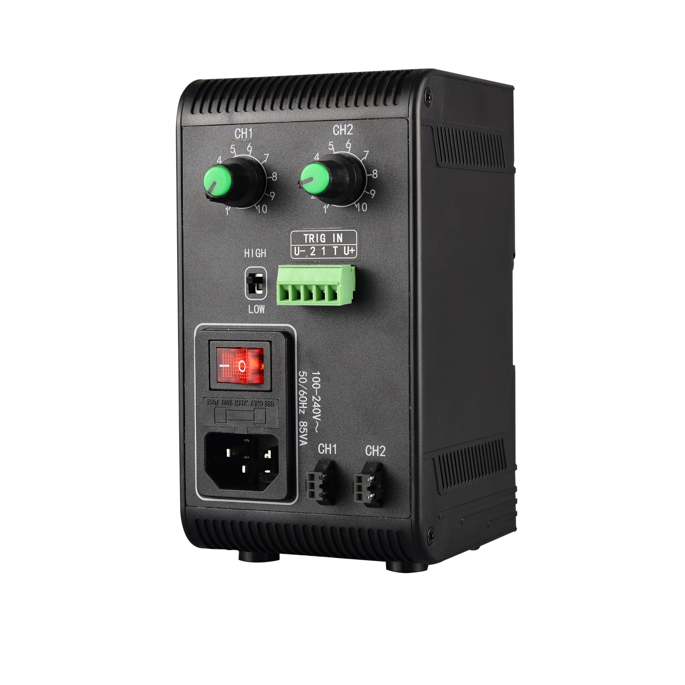 Controllore di illuminazione a tensione costante analogica, 200W, 2 canali, interfaccia 12M-2B (LS-LEVS-200-2B-SY)
