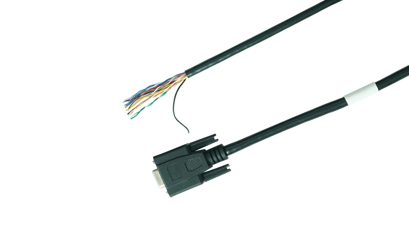 Cavo I/O per scheda di acquisizione, DB15F, Femmina a Open, 7 m (LS-ACP-DB15F-OPEN-ST-EMC-7M)