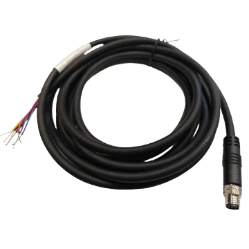 Cavo di alimentazione e I/O per fotocamera, connettore M8 8-pin, da maschio a aperto (8 conduttori), 3 m, uso statico (LS-ACP-M8A8M-OPEN-ST-3M)