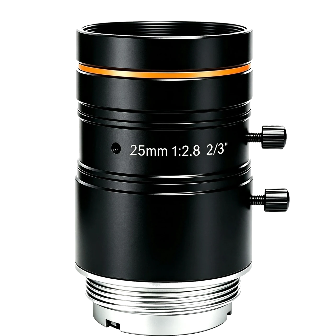 25mm, F2.8, 2/3", 8MP レンズ, C-Mount, サイズ Φ29 × 40.5 mm (LS-MF2528M-8MPS)
